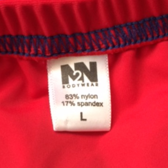 *SOLD!* N2N Red BANG! swimsuit, L (34-36 waist) - Picture 4 of 5